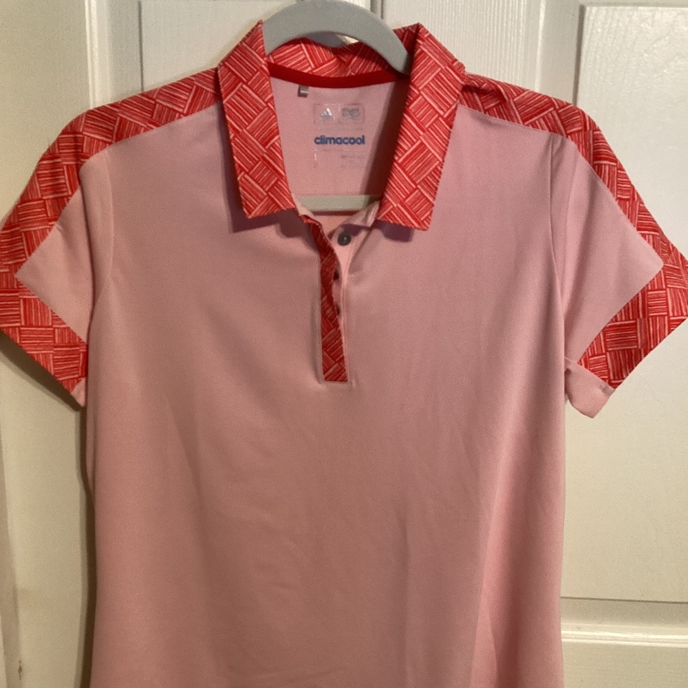 Addidas Climalite Golf Large Pink